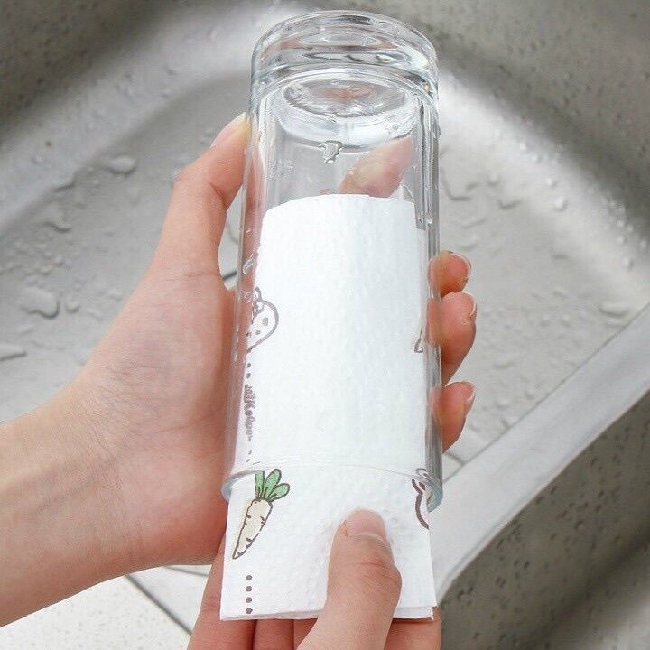 Cuộn Khăn Giấy Lau Bếp Đa Năng 25cm