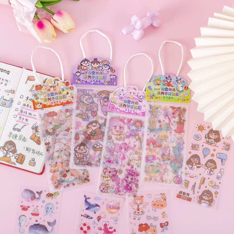 Sticker giỏ xách (3 tấm)