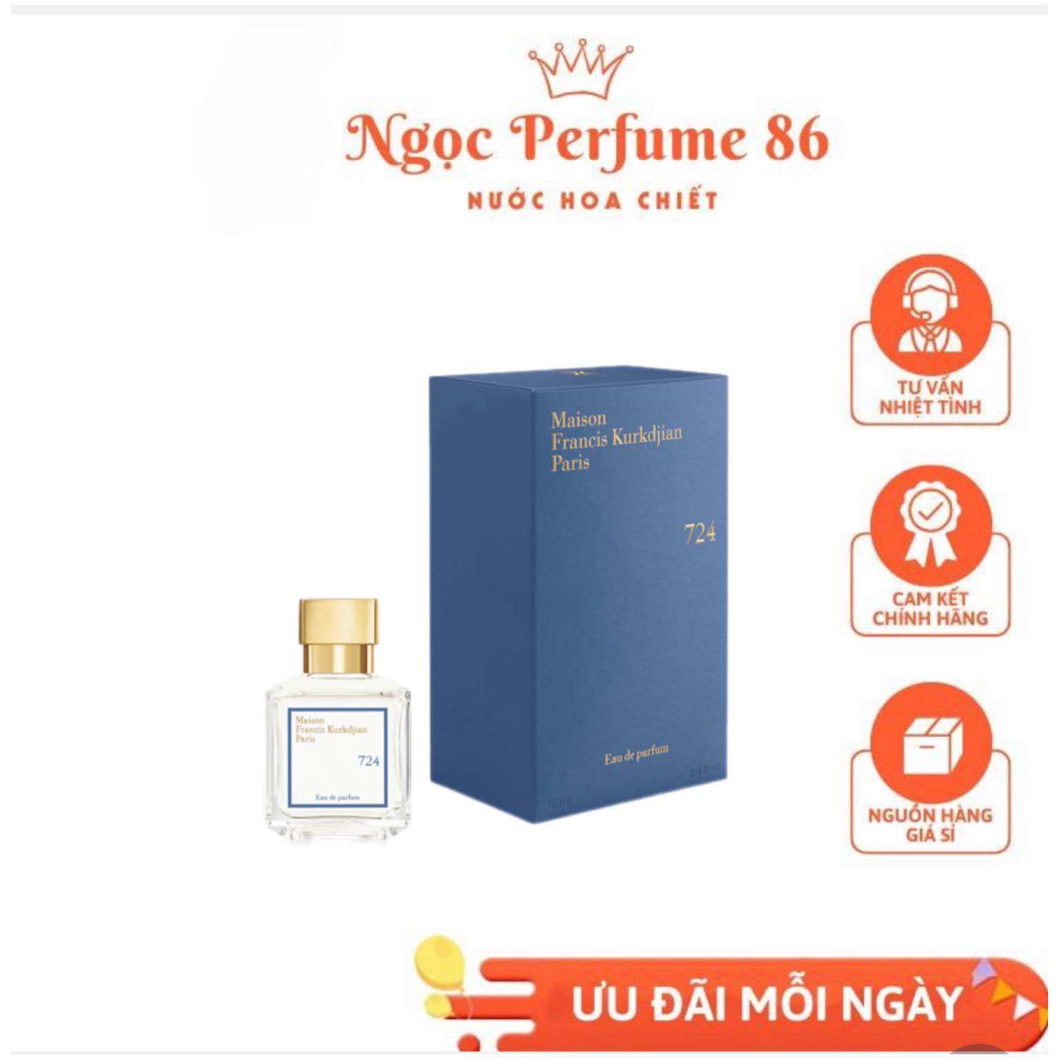 10ml Nước hoa MFK 724 - Nước hoa nữ
