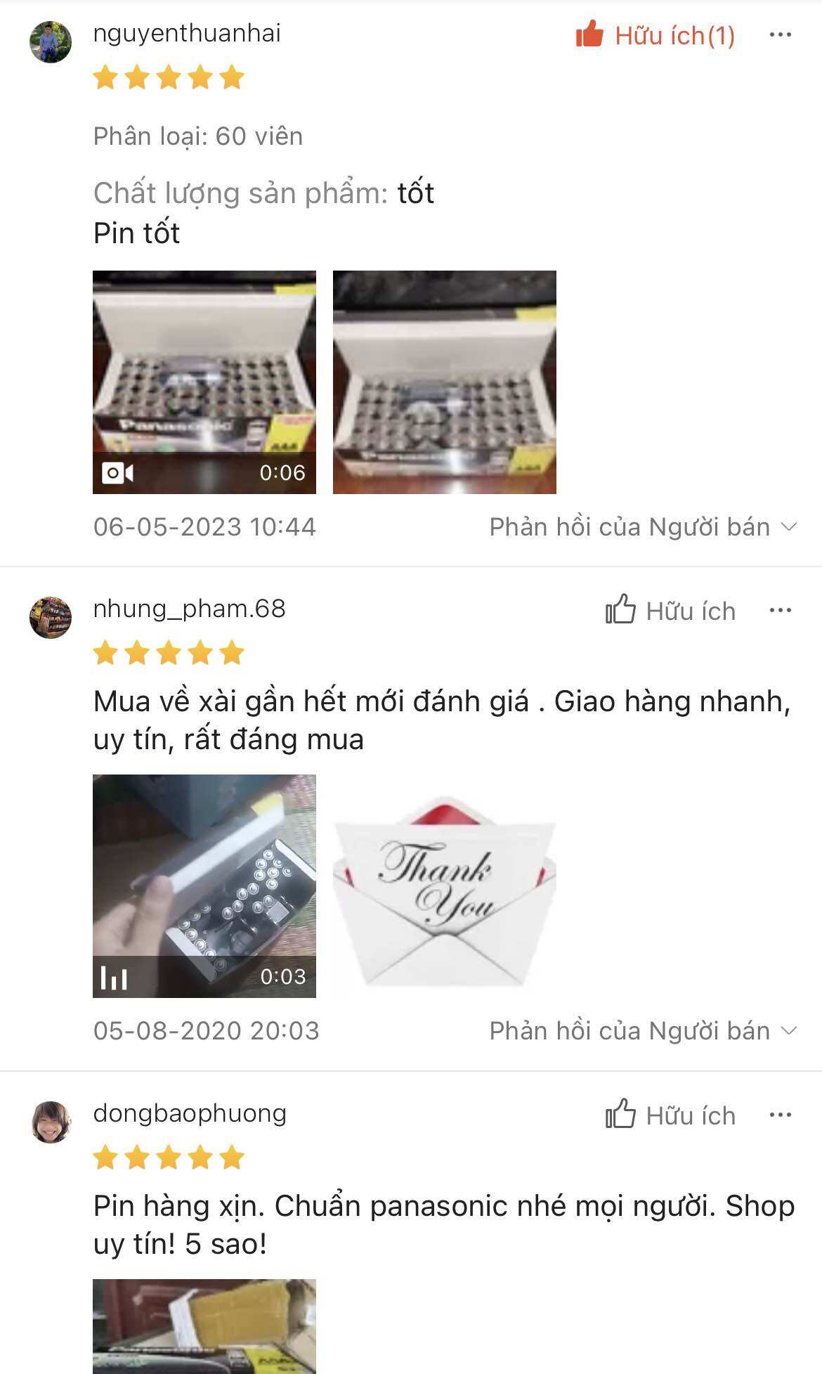 Pin AAA Panasonic [ Hộp 60 viên ] Hàng Chính hãng