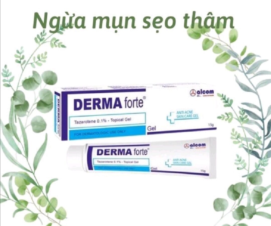 Gel chấm mụn der ma fort