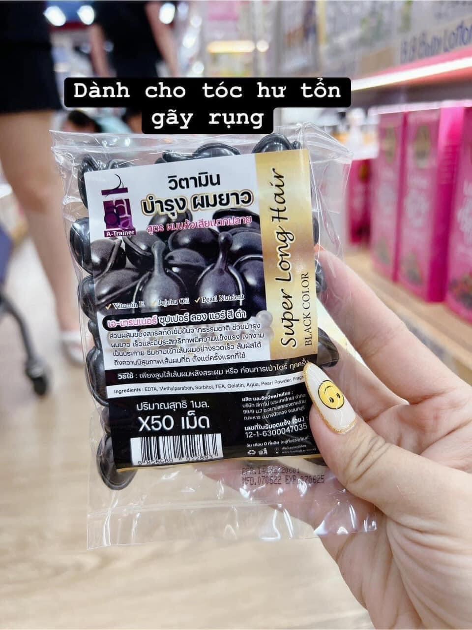 Bịch 50 Viên Serum Dưỡng Tóc Thái Lan