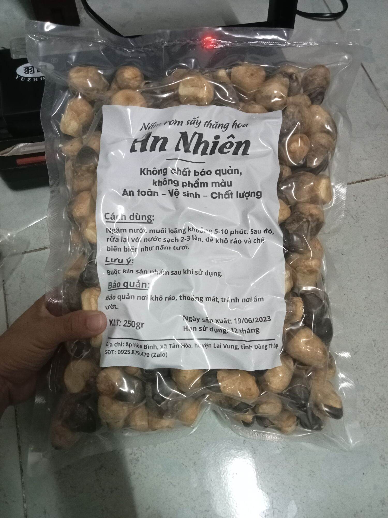 Nấm Rơm Mecco Sấy Thăng Hoa 250g