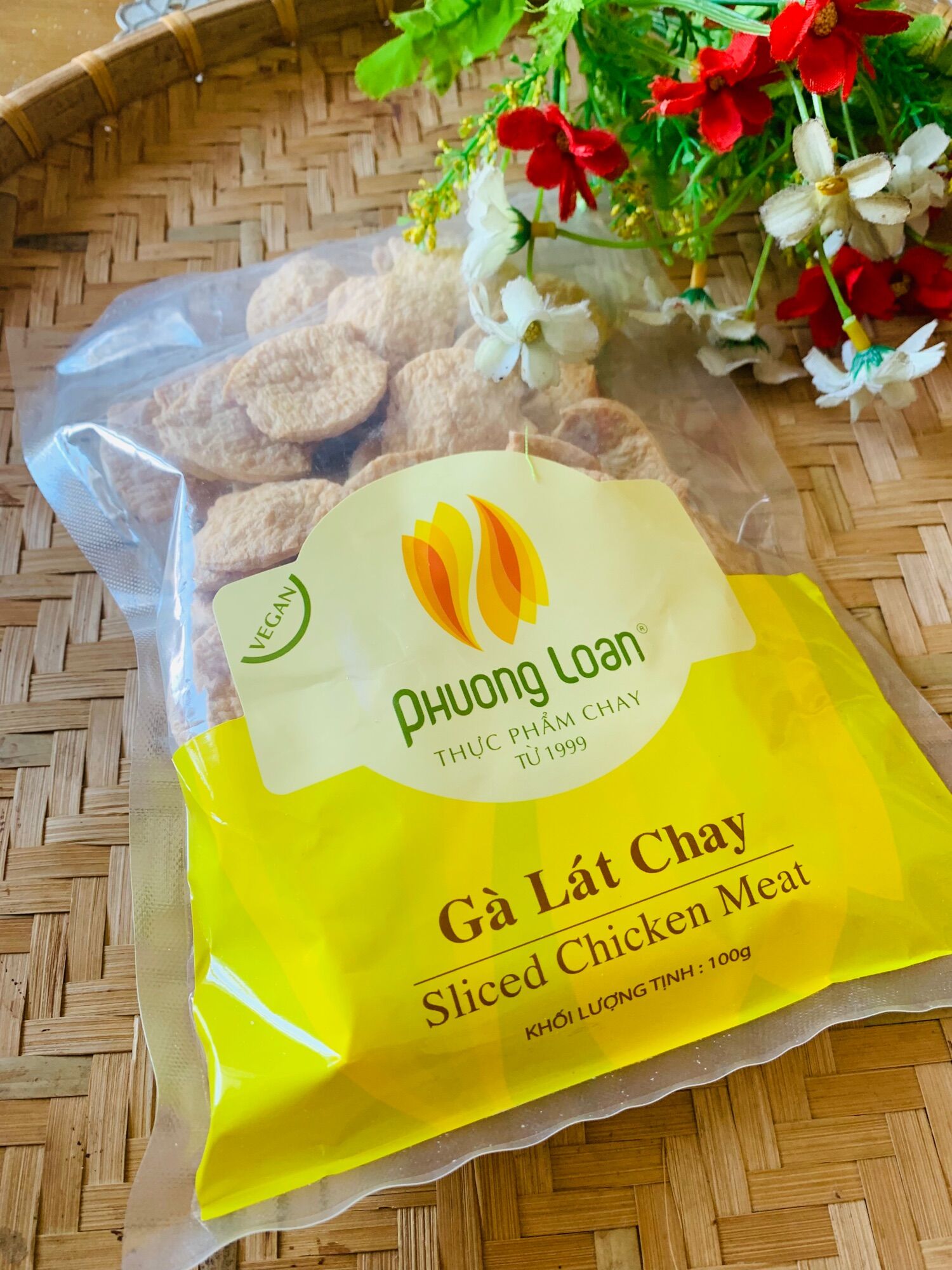 100g gà lát chay