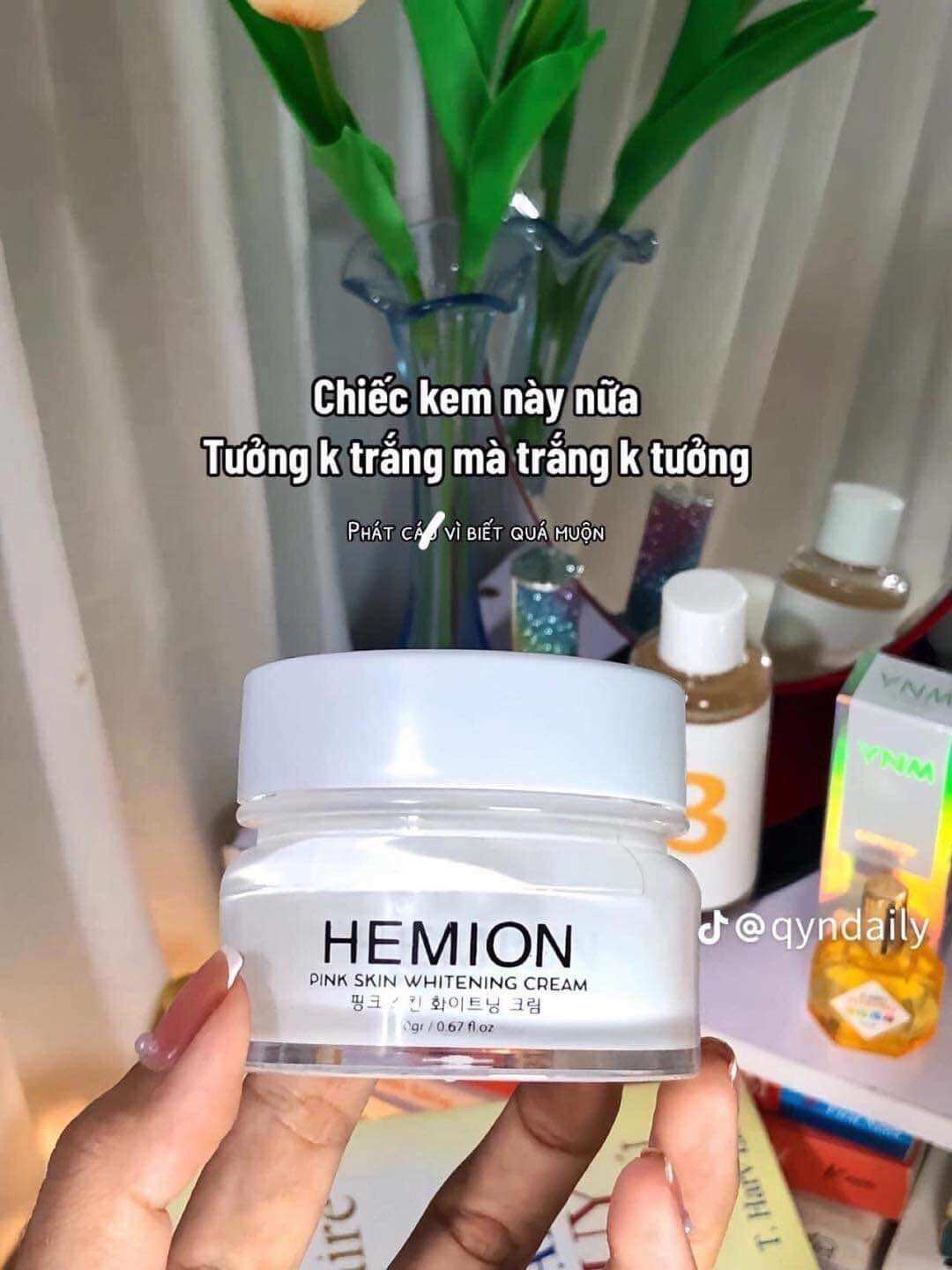 Kem dưỡng trắng face hemion