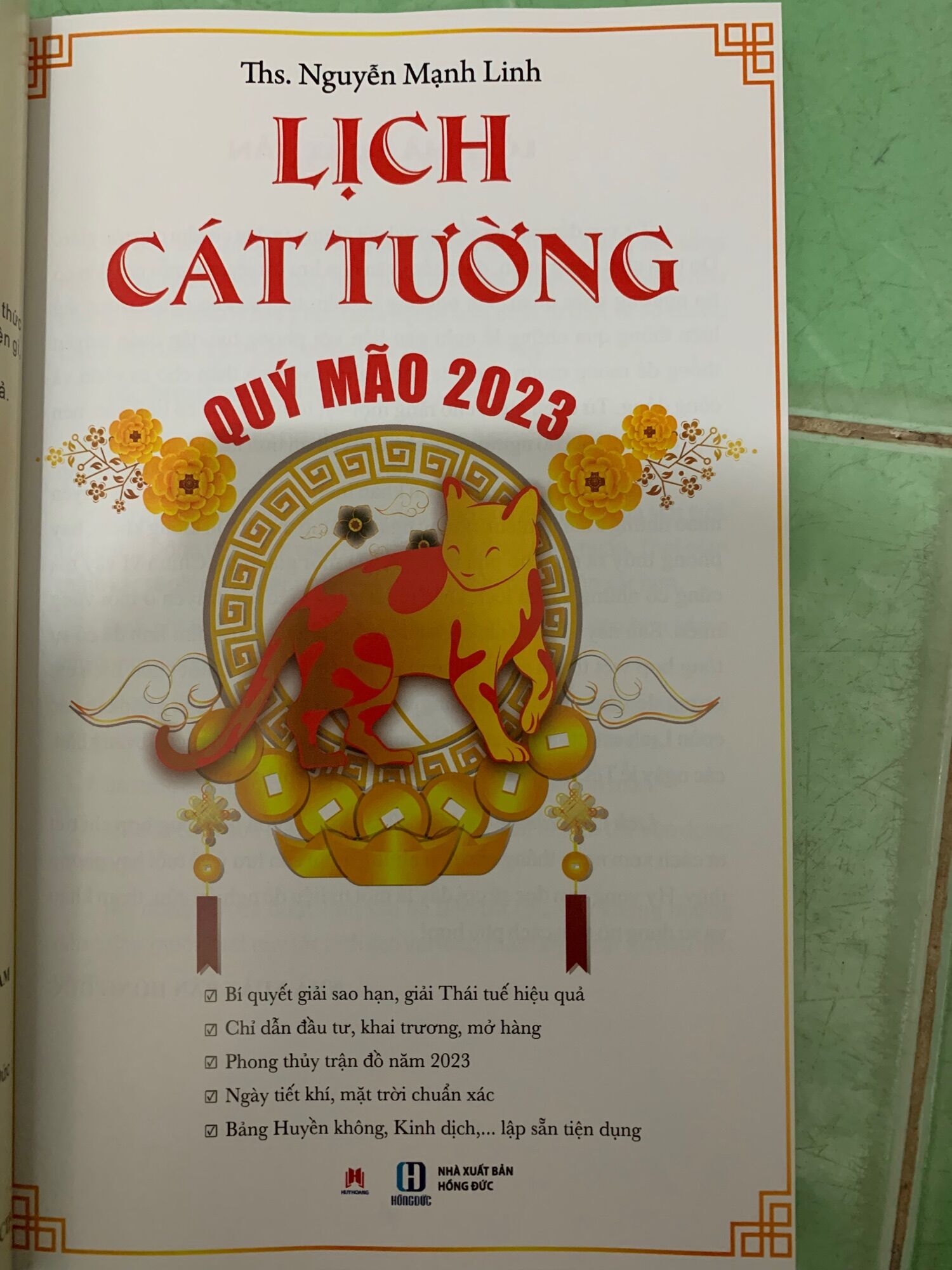 Lịch cát tường Quý mão 2023