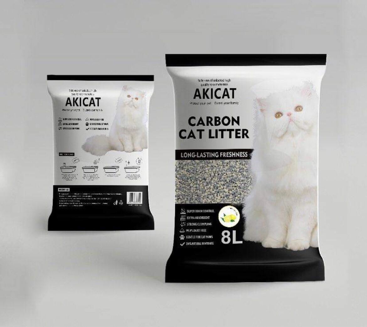 Cát vệ sinh cho mèo AKICAT bịch 8L