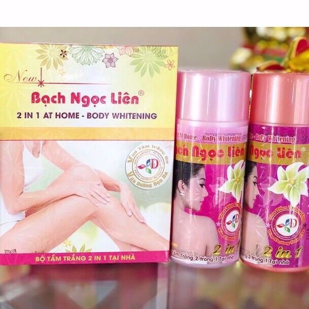 5 hộp - Tắm trắng Body Bạch Ngọc Liên 200gr