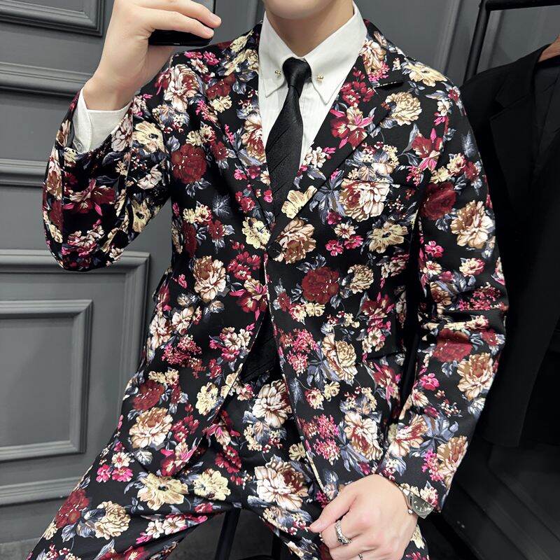 Áo Vest Kẻ Caro Phong Cách Hàn Quốc Cho Nam Áo Biểu Diễn Không Tay Áo Dài Thường Ngày Mùa Thu 2024 Á