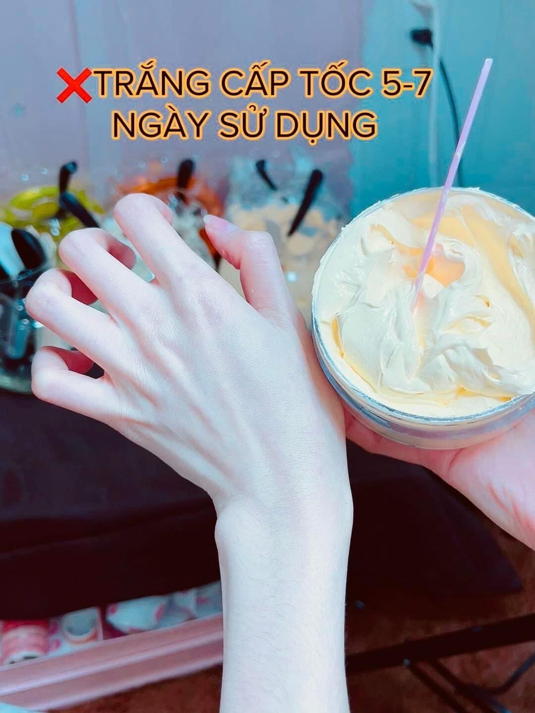 500gr 1kg kem body tẩy siêu trắng