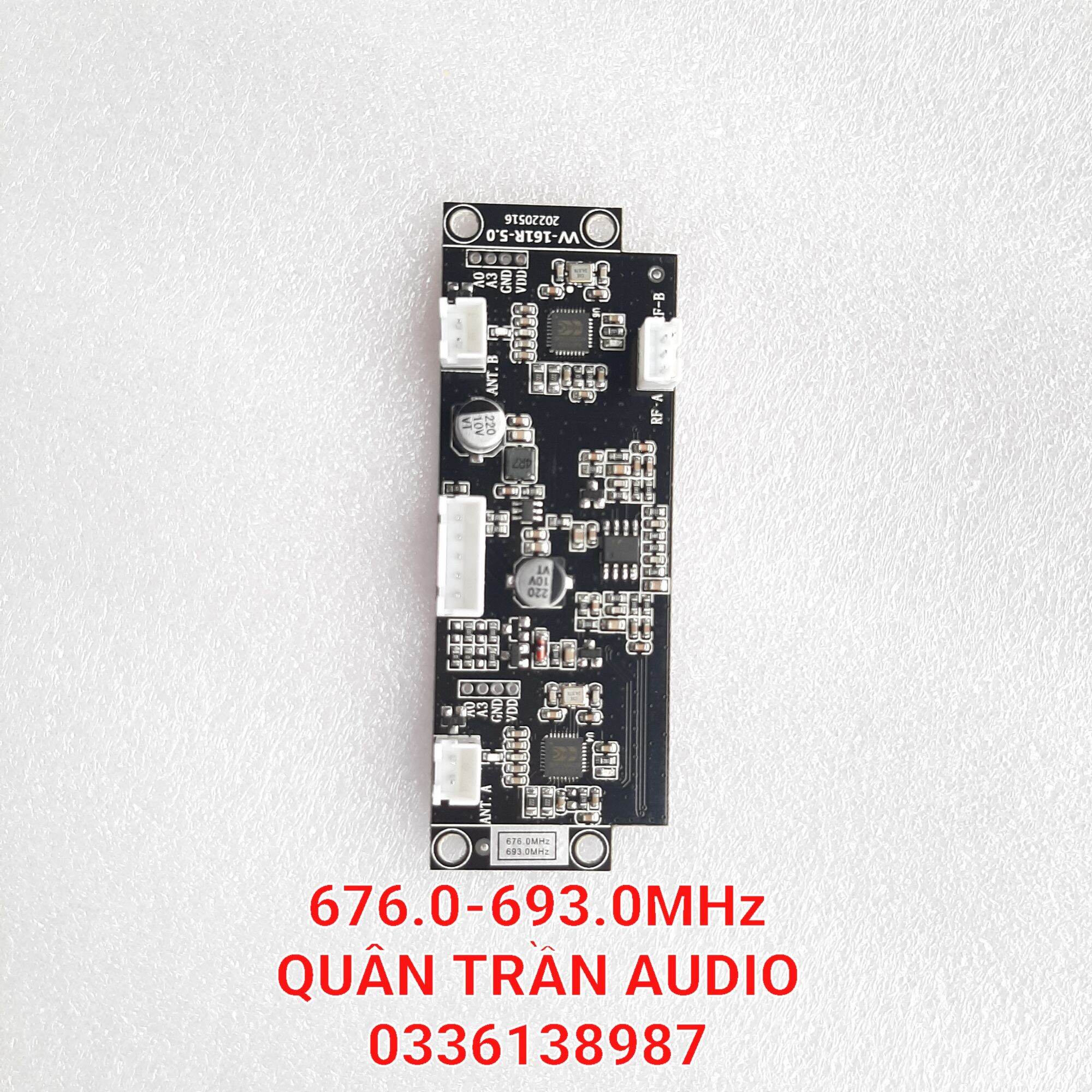 Bo rời micro loa kéo không dây
tần số 676.0 - 693.0mhz
