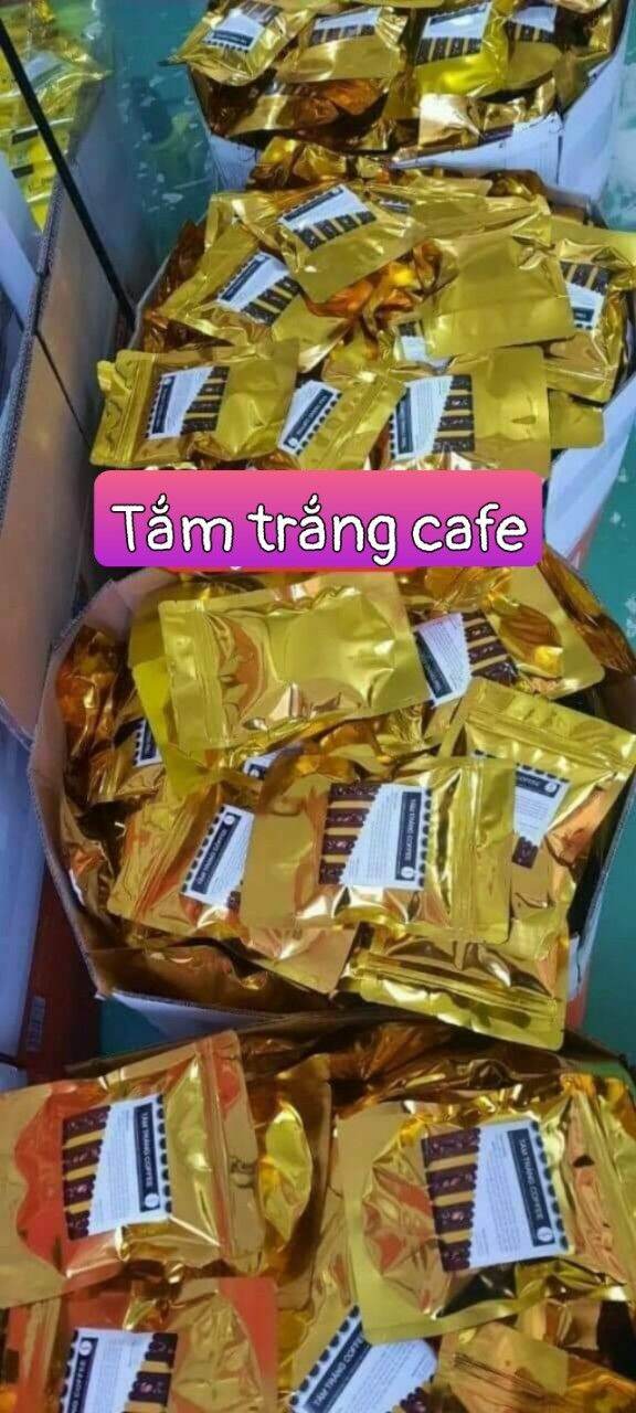 Set Tắm trắng cafe , bật tông 50-70% sau lần đầu sử dụng
