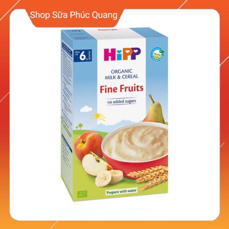 Bột ăn dặm HIPP dành cho bé từ 6 tháng tuổi đủ 6 vị ( Date mới )