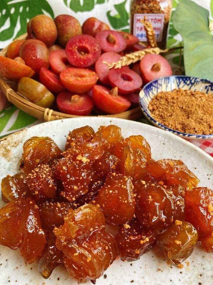 500g mứt mận khía rim muối ớt