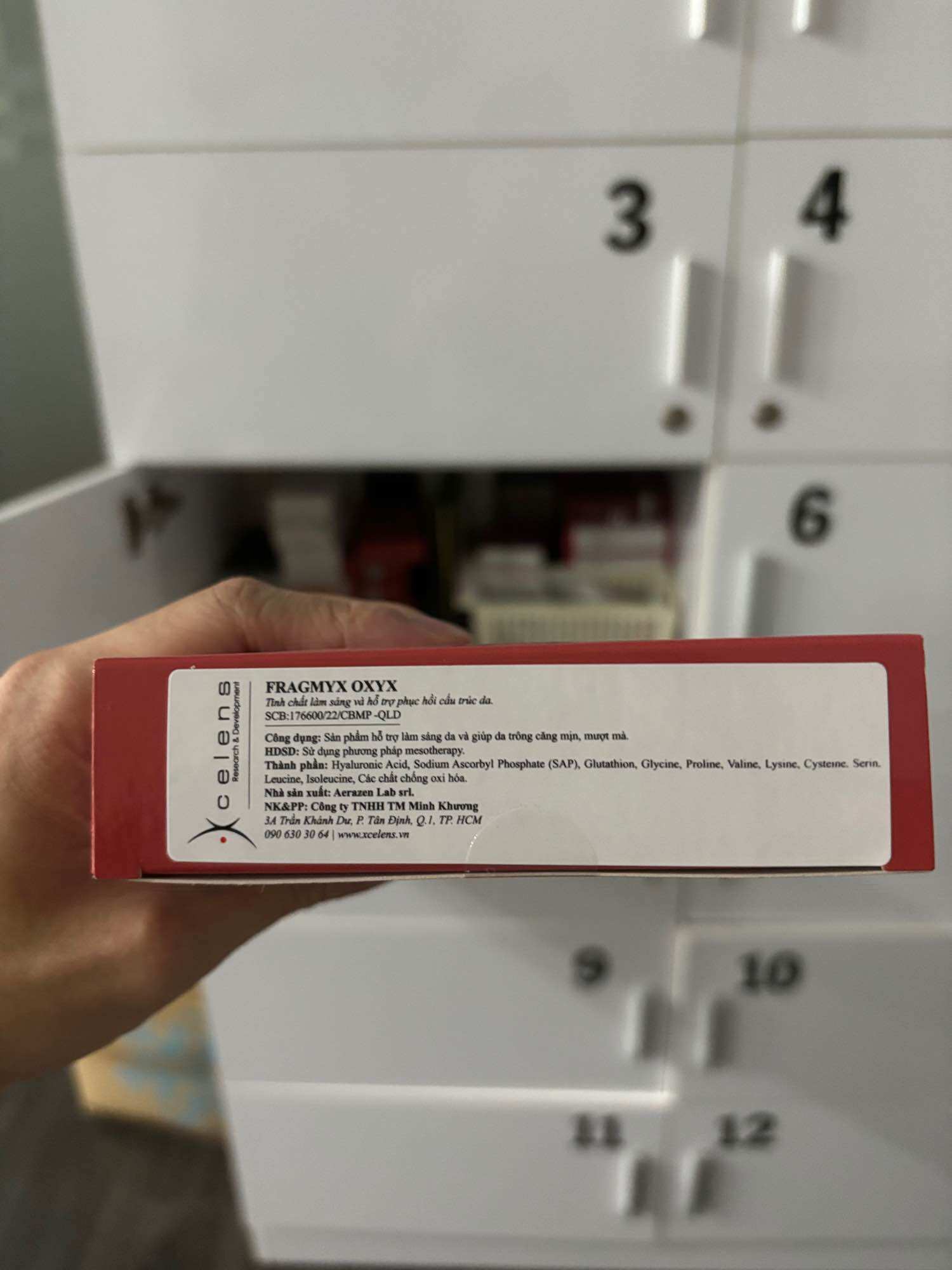 [Chinh hang] Fragmyx oxyx có tem công ty - Meso dưỡng da mờ thâm nám