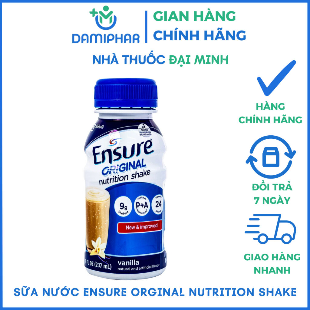 Sữa Nước Ensure Original Nutrition Shake Lọ 237ml