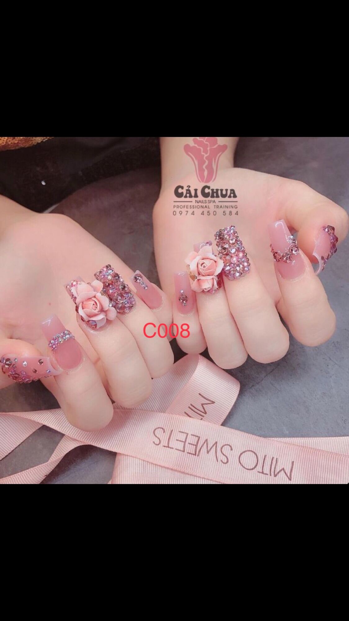 C008 Móng Tay Giả - Nail Thiết Kế