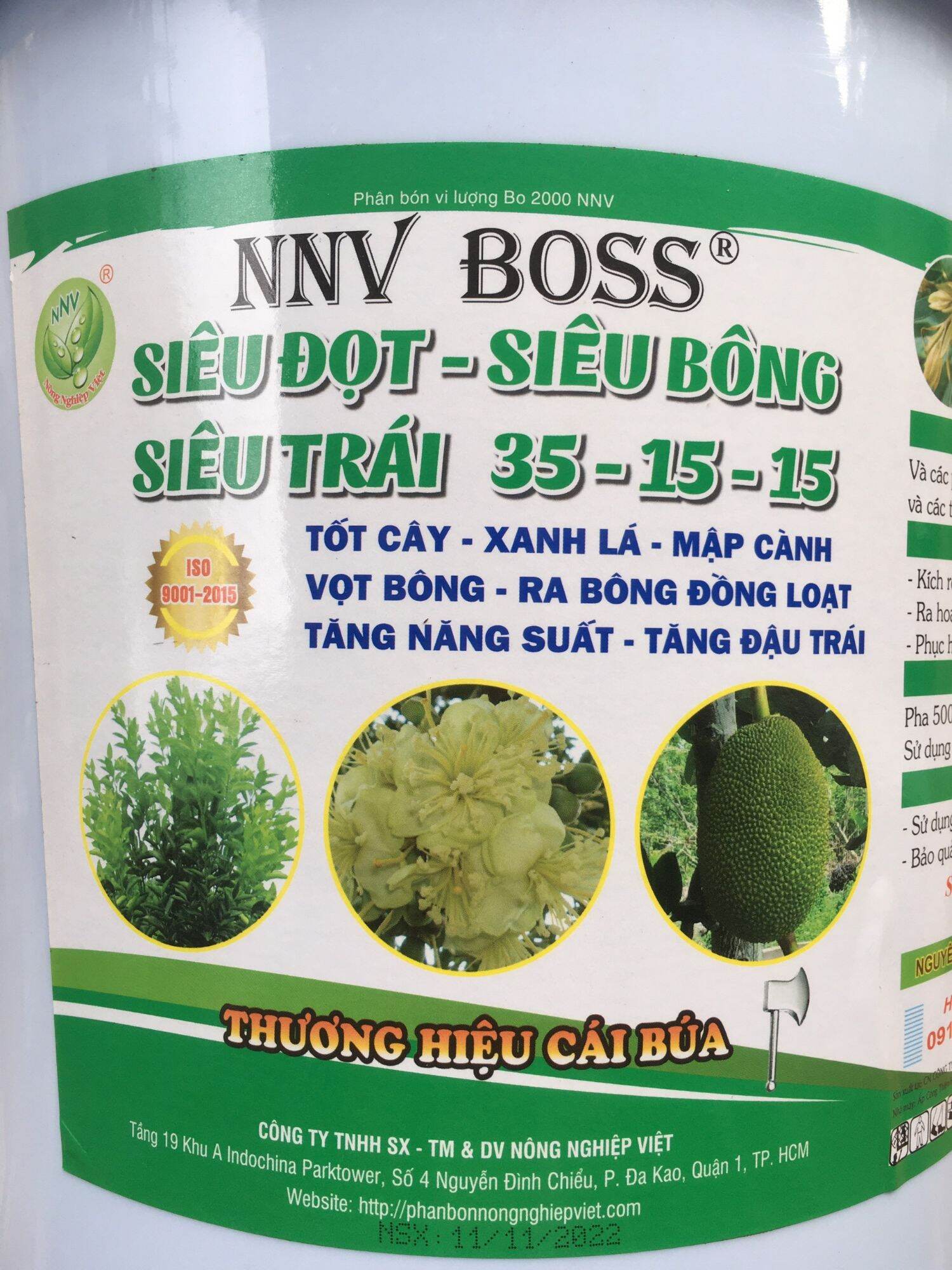 Phân bón npk 35 - 15 - 15 siêu đọt - siêu bông - siêu trái. tặng kèm 1kg humic cao cấp