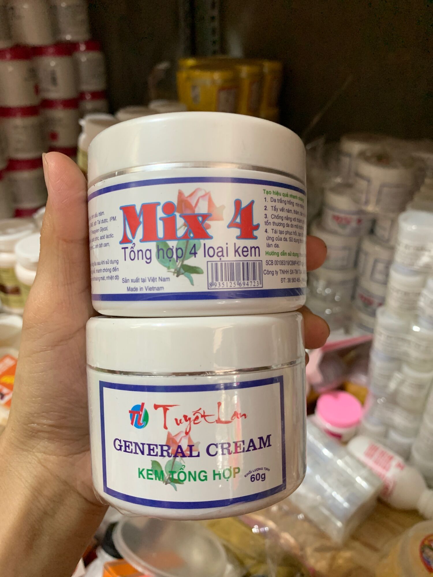 [CHÍNH HÃNG]Kem mix4 Tuyết Lan Loại1 60g