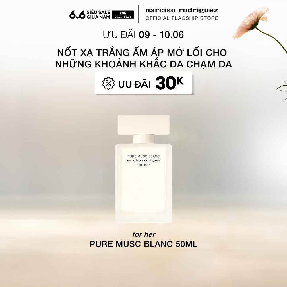 Nước Hoa nữ Narciso Rodriguez For Her Pure Musc Blanc Eau de parfum Intense 50ml