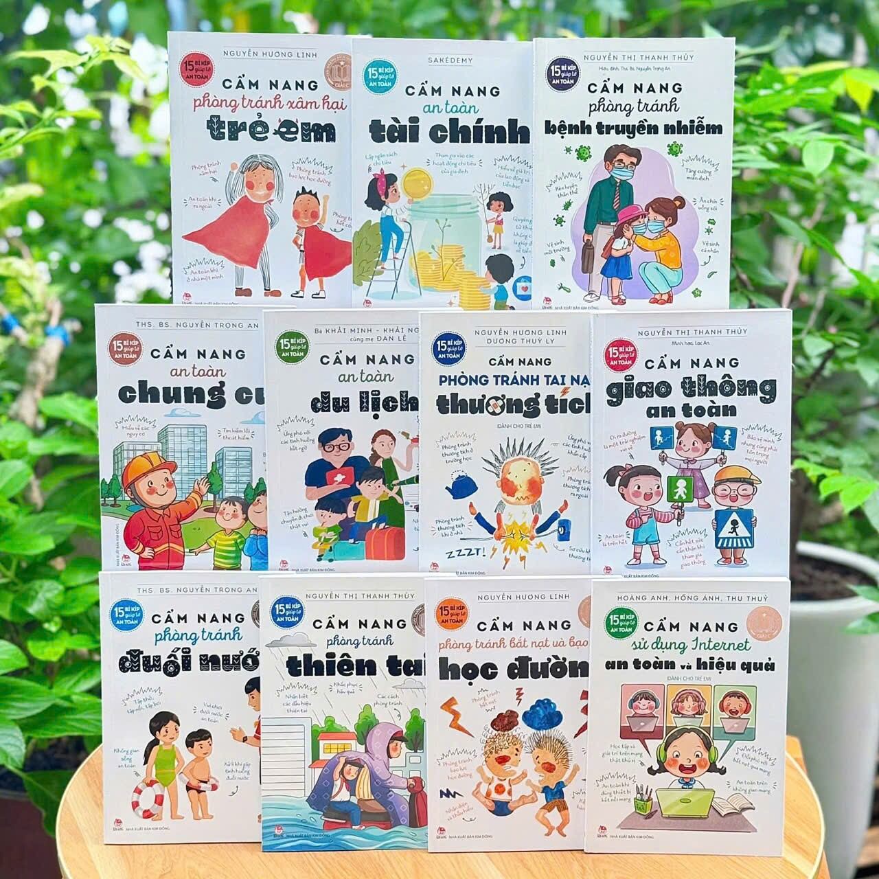 Bộ sách 15 bí kíp giúp tớ an toàn