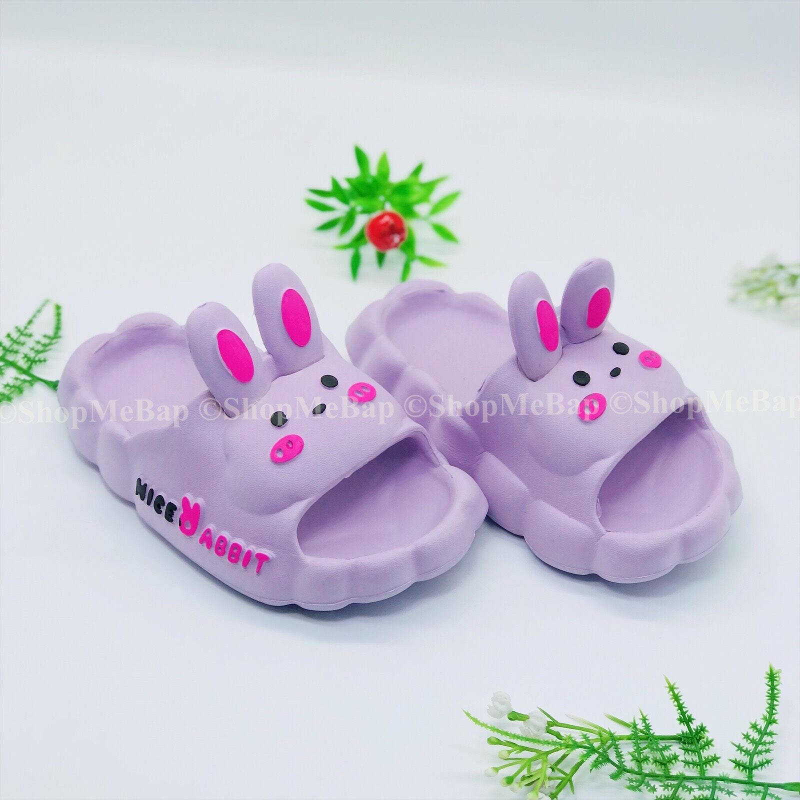 Dép lê tai thỏ cực dễ thương cho bé gái