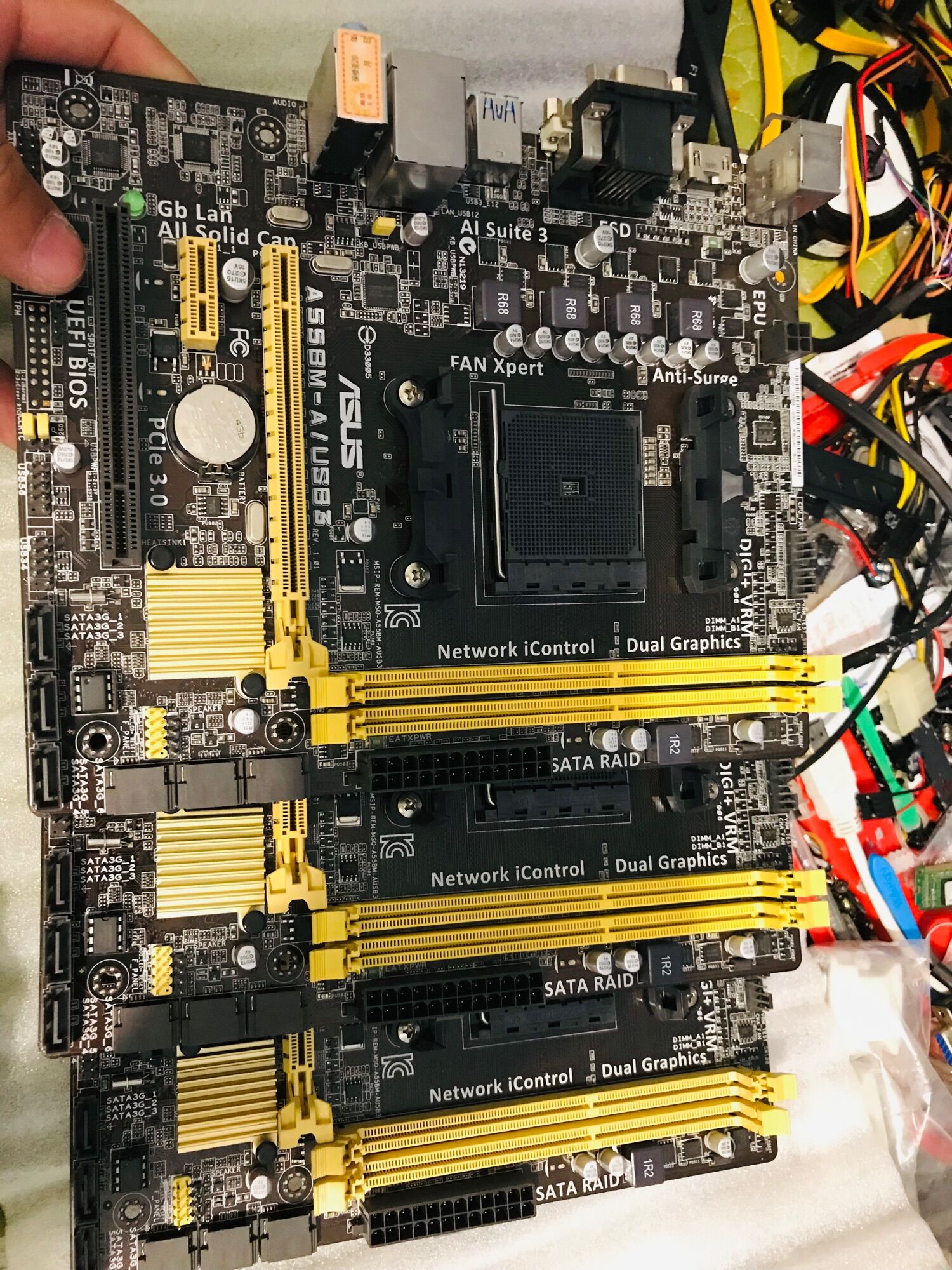 Main asus A55BM-E socket FM2,FM2+ hàng chính hãng bảo hành 6th