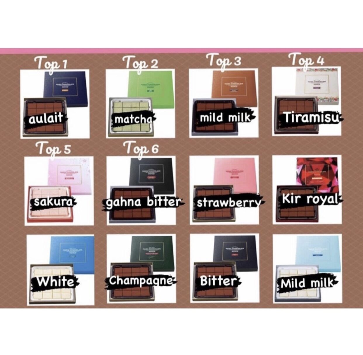 Nama Chocolate tươi Nhật Bản full vị