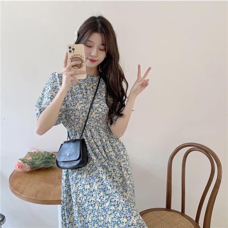 VÁY HOA NHÍ CHUN EO TAY BỒNG🍓