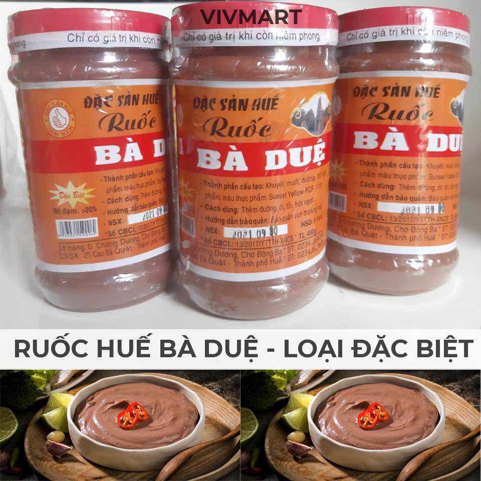 RUỐC BÀ DUỆ 400G MẮM RUỐC HUẾ