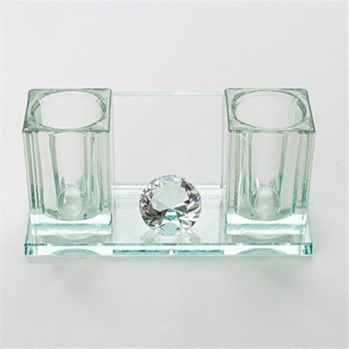Crystal Microphone Rack Microphone Stand KTV Supplies Desktop Wireless Microphone Holder Crystal Holder Imidazole Desktop Decoration