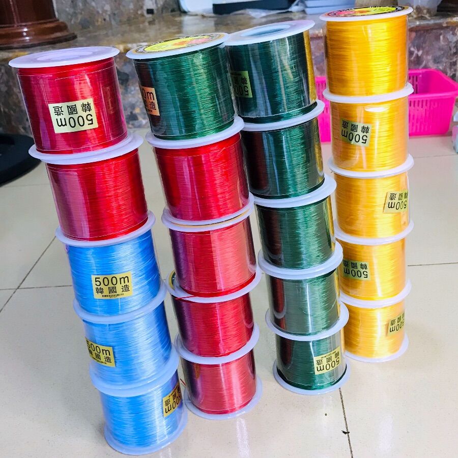 Chỉ chun co giãn cuộn to 500m các màu