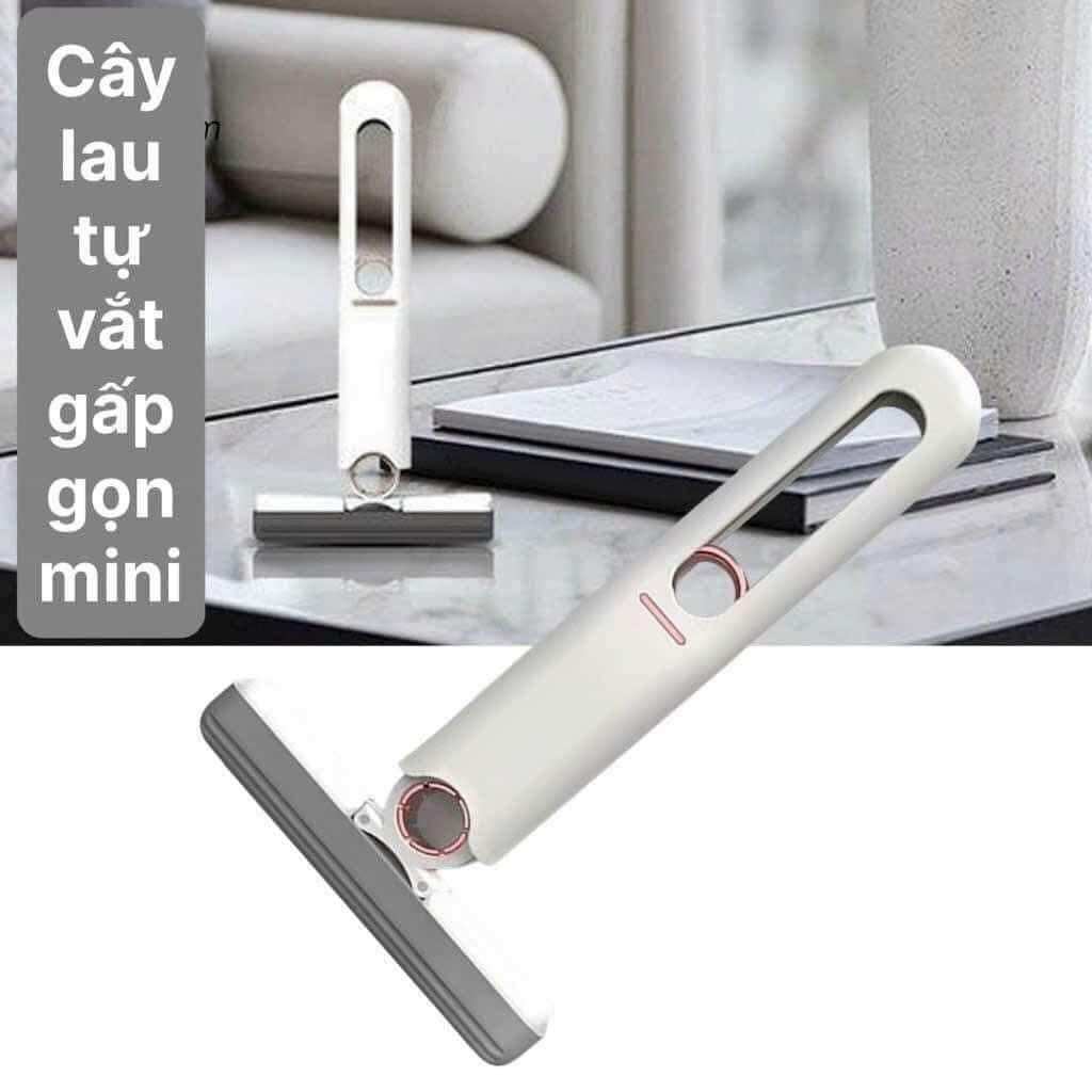 Cây lau kính tự vắt gấp gọn mini