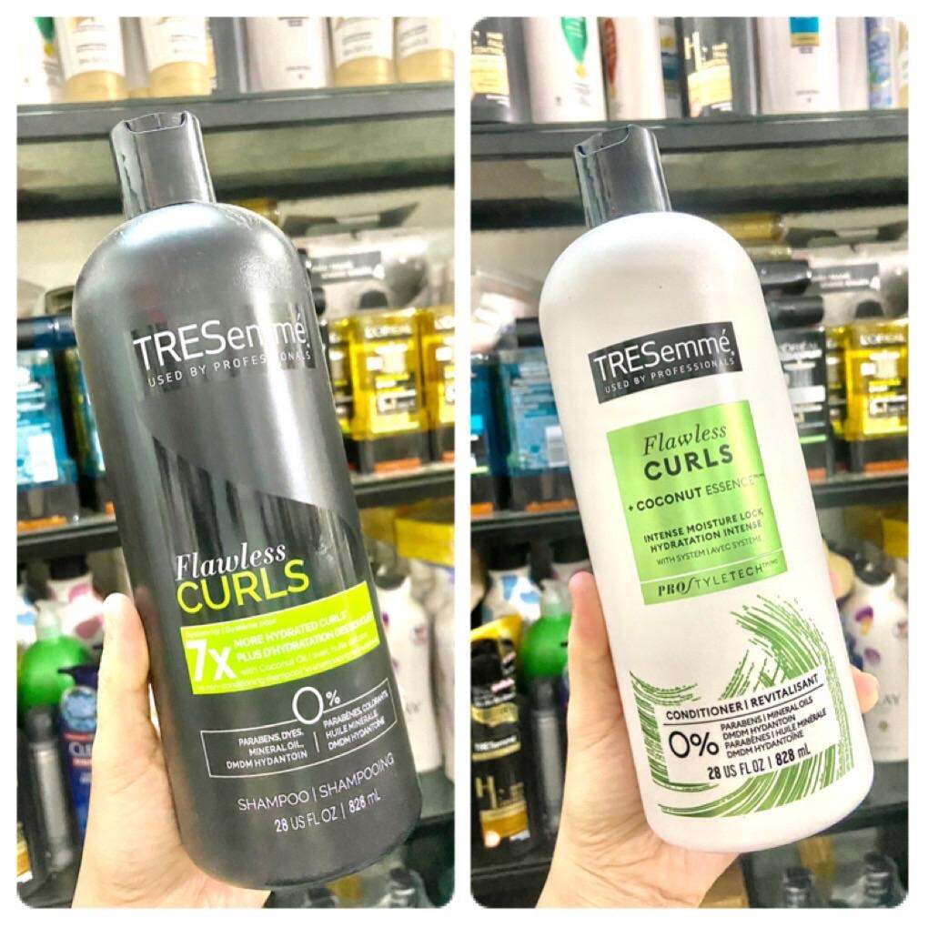 DẦU GỘI / XẢ TRESEMME MỸ DÀNH CHO TÓC UỐN CONG, UỐN XOĂN 828ml