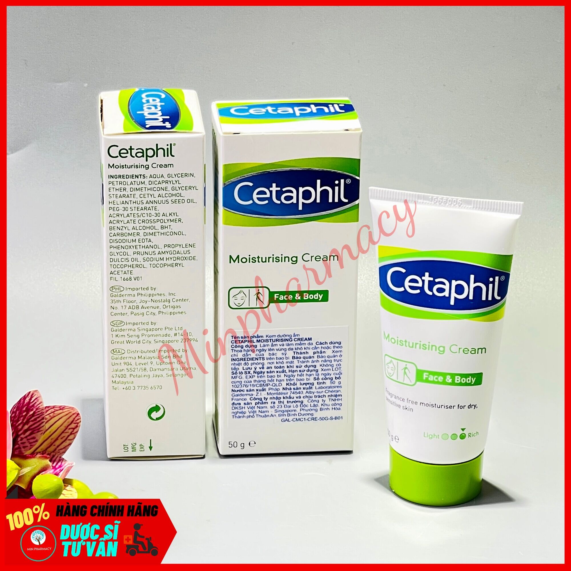 Kem dưỡng ẩm CETAPHIL MOISTURIZING CREAM 50g- Minpharmacy