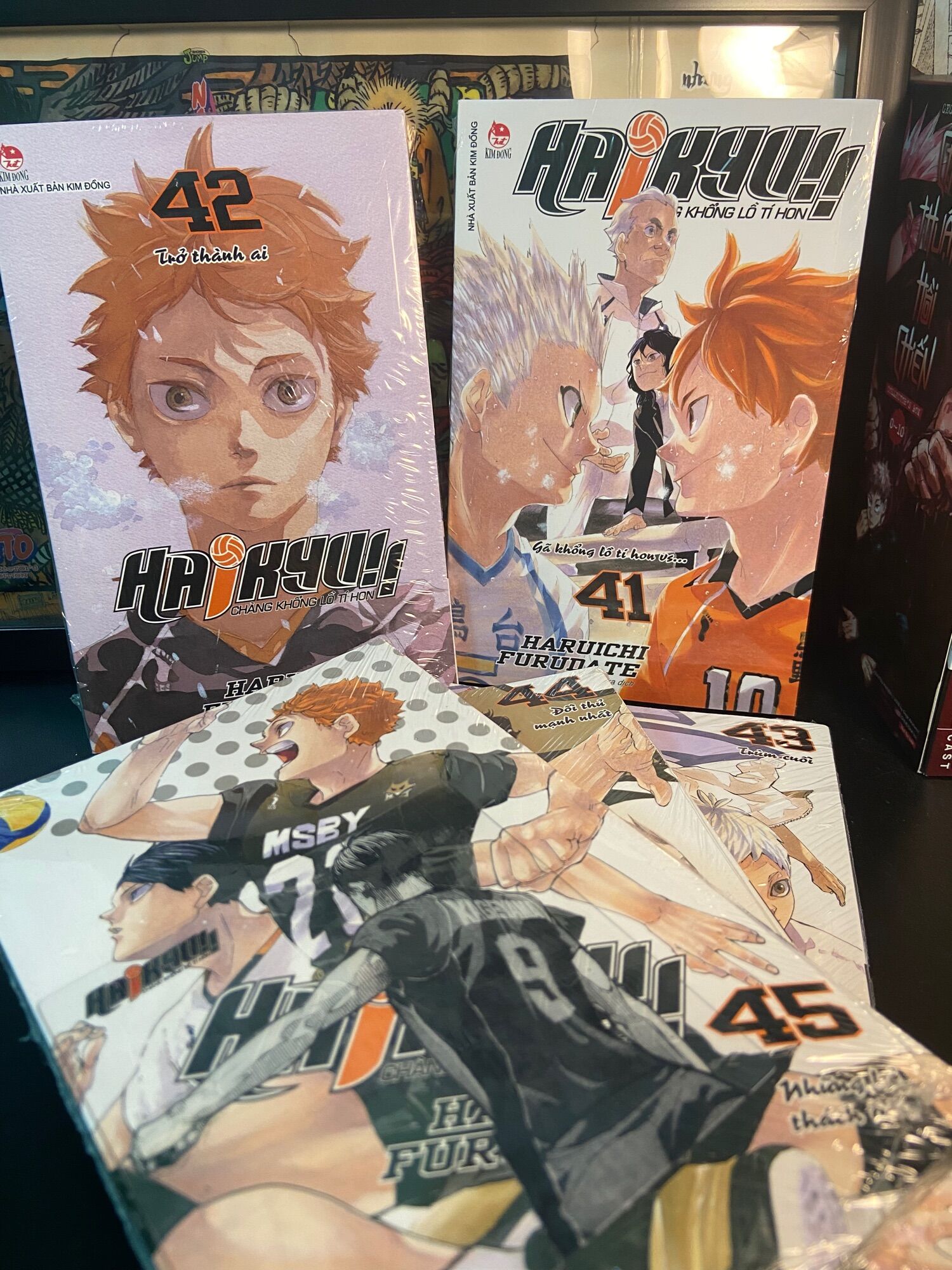 Combo haikyu - chàng khổng lồ tí hon - tập 41 - 45 full seal