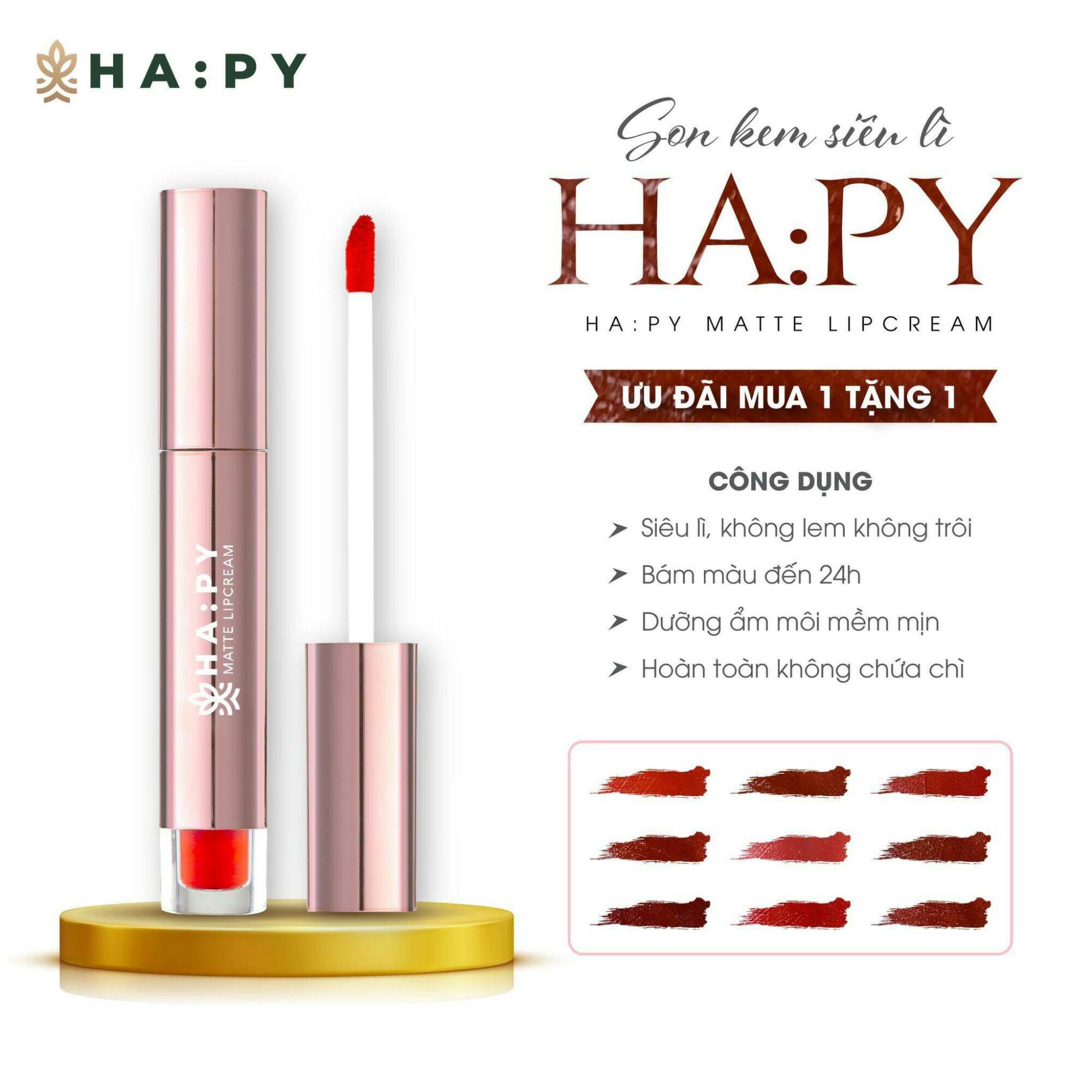 SON KEM LỲ HA:PY CHÍNH HÃNG