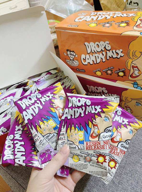10 gói kẹo chua nhất thế giới,kẹo siêu chua super sour candy mix đủ vị coca,soda,trái cây siêu hot hit