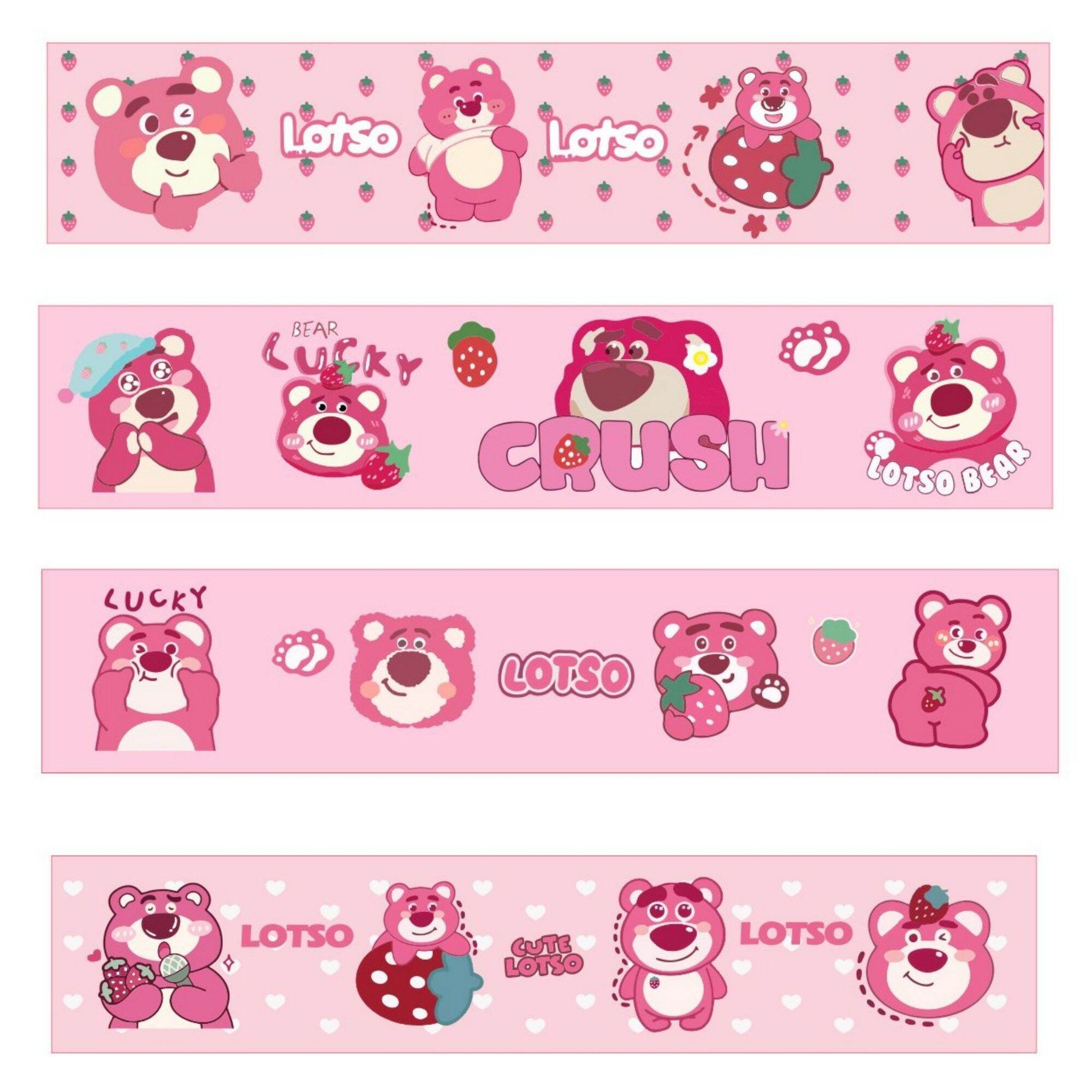 🍓viền tường gấu dâu lotso🌸
