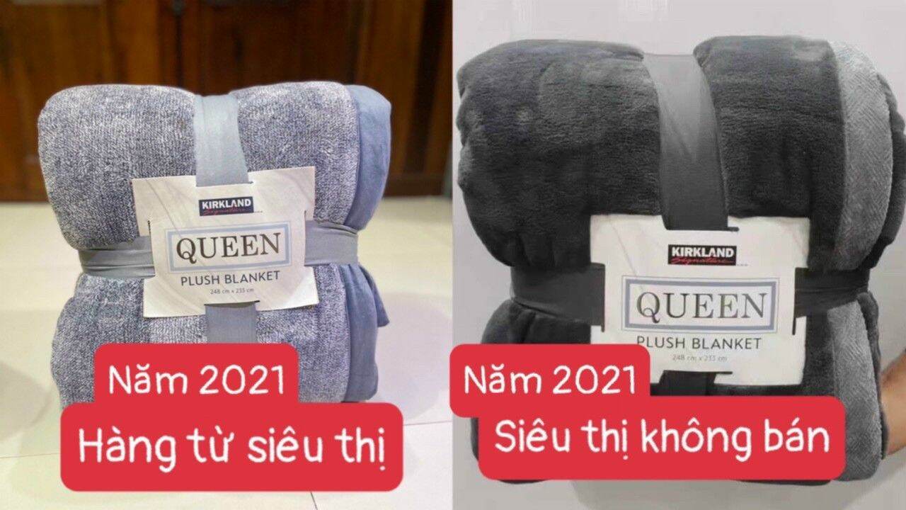 Chăn lông cừu Kirkland Mỹ chính hãng