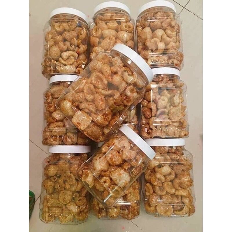 Hũ 100gr Da heo cháy tỏi loại ngon
