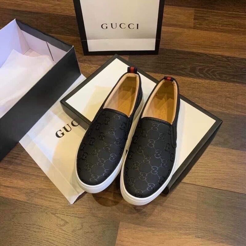 Giày lười nam, giày lười gucci cao cấp full box
