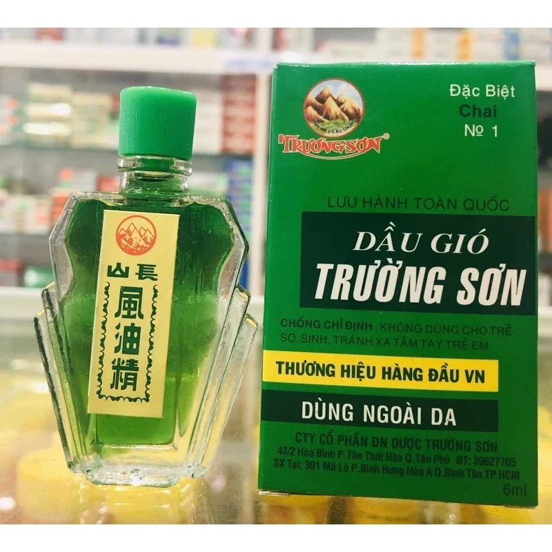 [HCM]Lẻ 1 chai dầu gió xanh Trường Sơn (6ml)