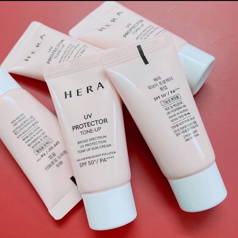 Kem chống nắng hera uv protector tone up minisize 15ml