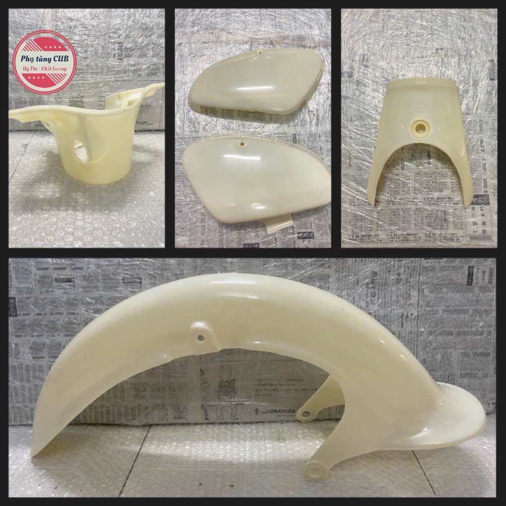 Bộ nhựa xe cub 81-86-88 nhựa mộc chưa sơn