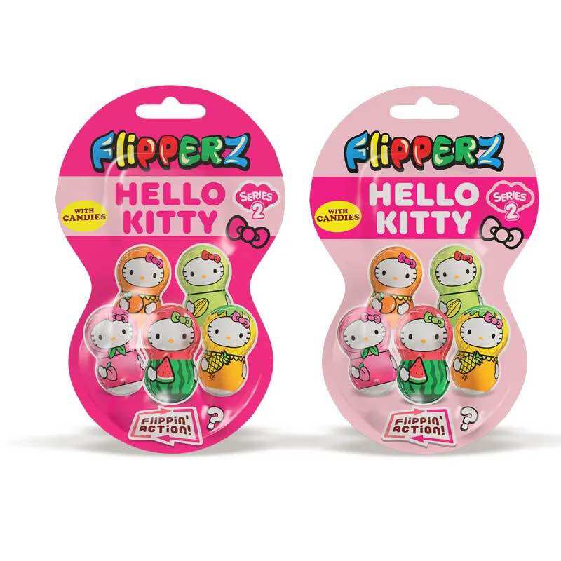 Kẹo Đồ Chơi Lật Đật Hello Kitty Pony Flipperz