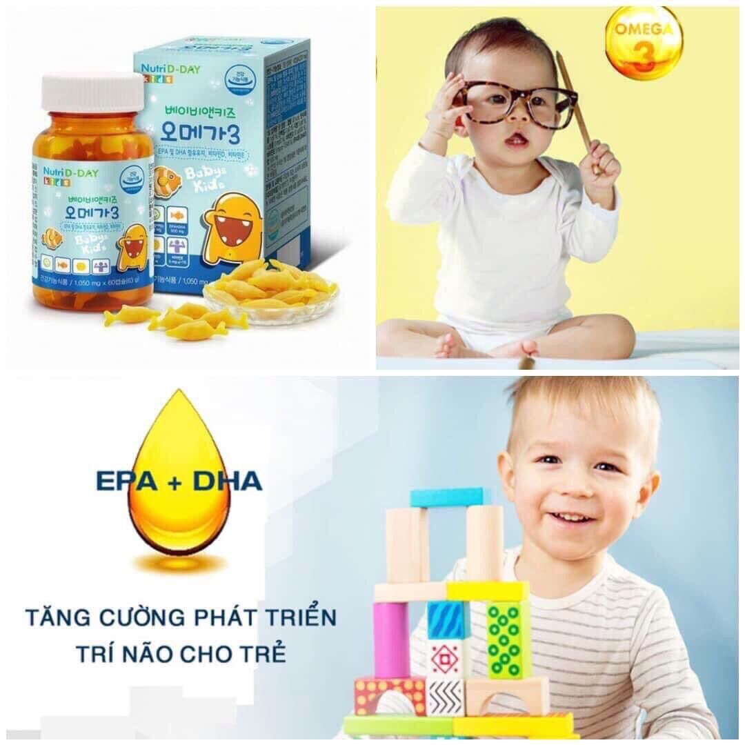 Viên omega 3 dha cho bé dạng kẹo