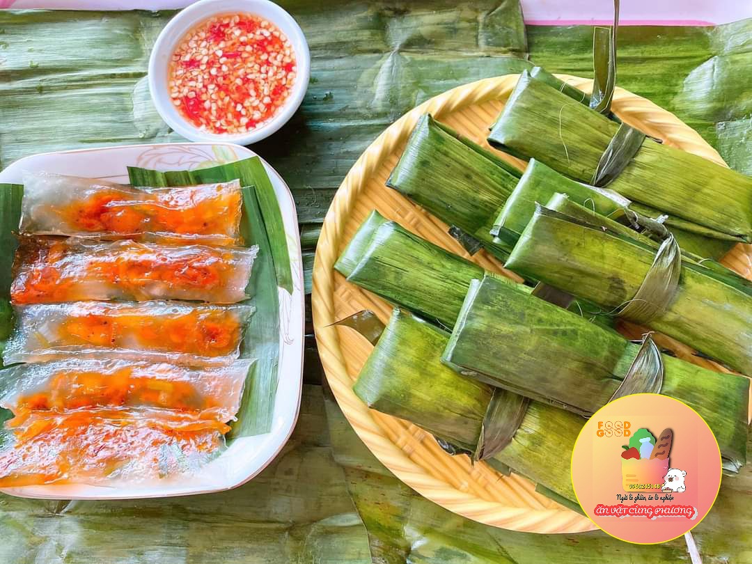 Bánh lọc Huế gói lá chuối hút chân không