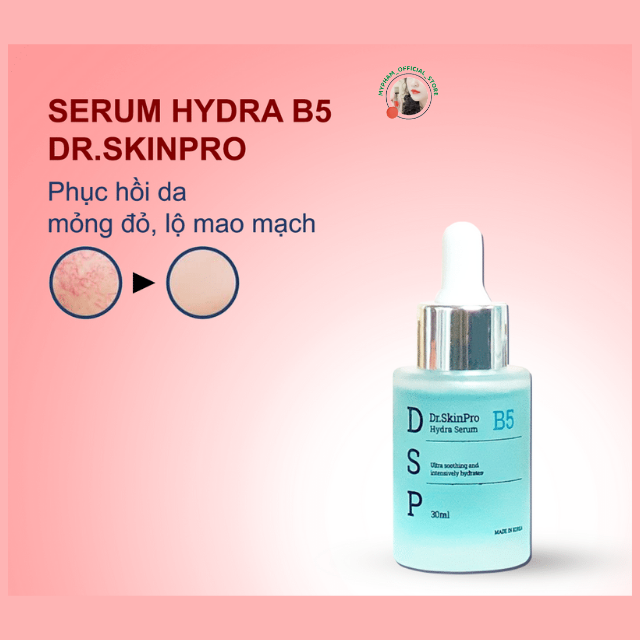Serum b5 hq hồi phục da đỏ mỏng da nổi mau mạch da sau khi tái tạo 30ml