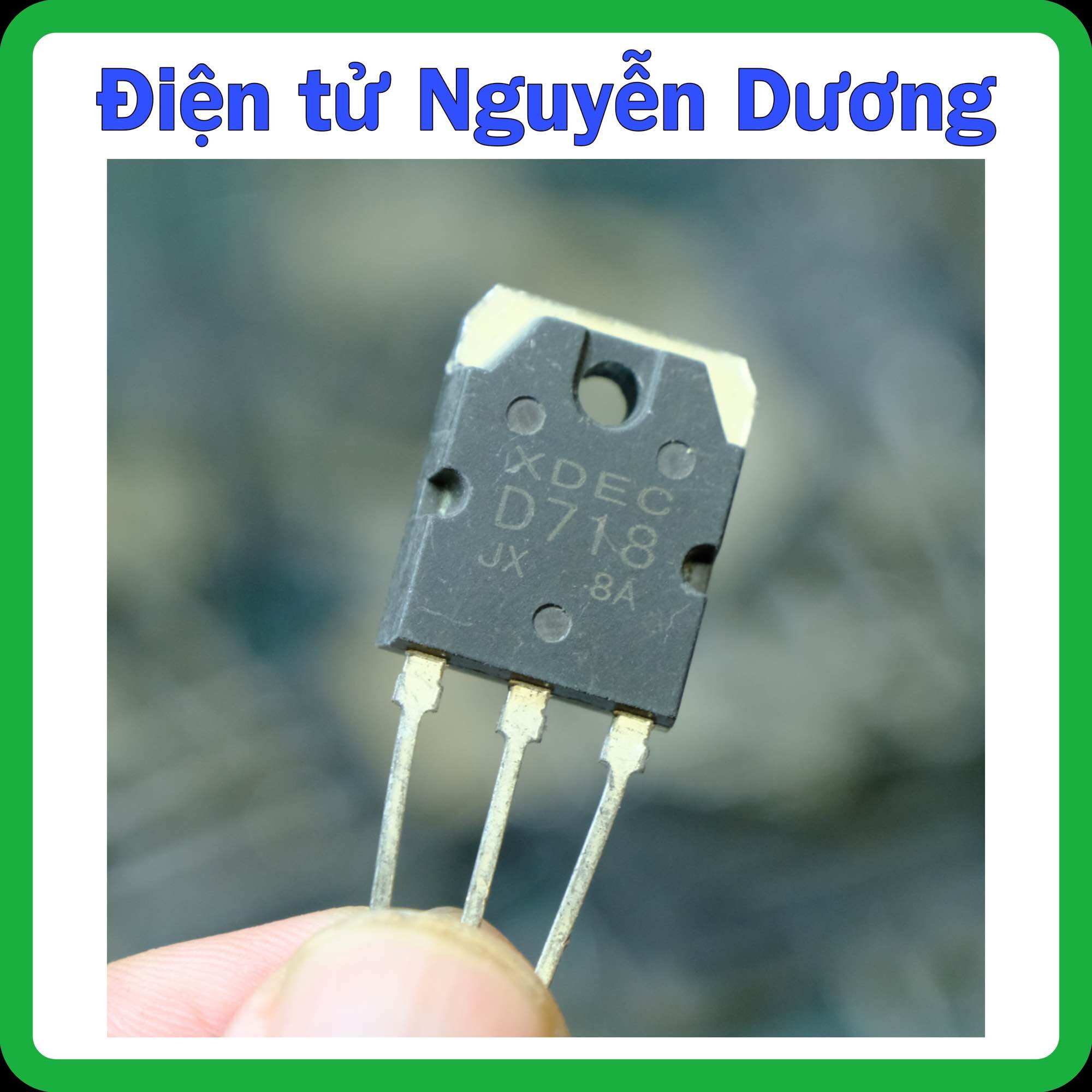 Sò công suất D718 chính hãng KEC tháo máy, loại tốt Zin nguyên bản